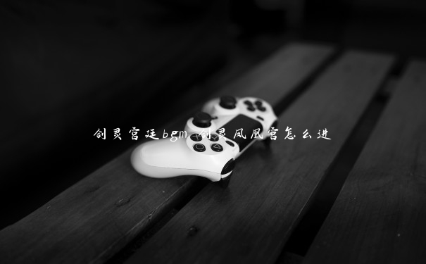 剑灵宫廷bgm 剑灵凤凰宫怎么进